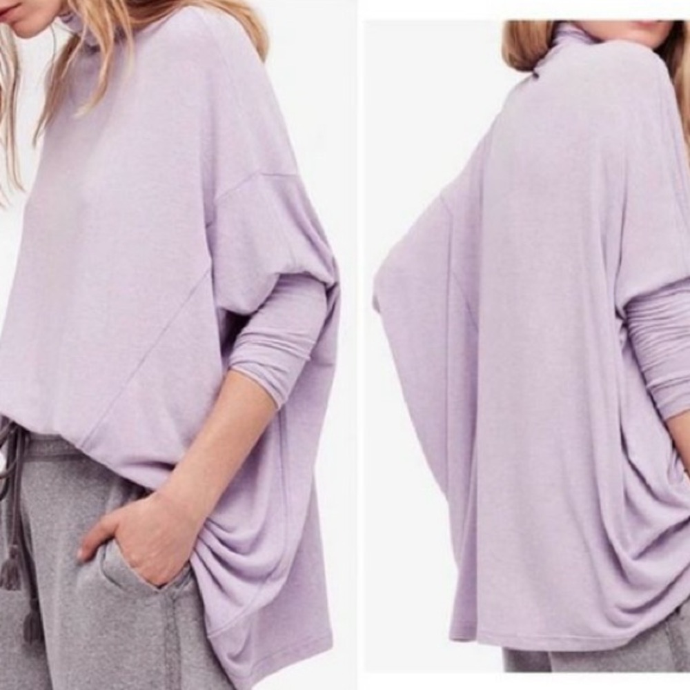 We the Free purple bat wing top in size large